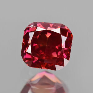 Loose Diamonds Purple Pink Diamond 0.11 cts Cushion Fancy Color Fancy Diamond
