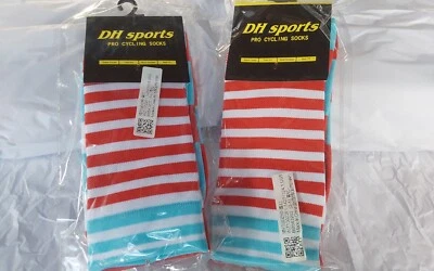 2 PAIRS !  Women Men's PRO Cycling Socks  Breathable, DH Sports - Image 1 of 4