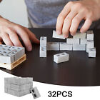 Mini Cement Build Own Gray Your Wall Bricks Bricks 32Pcs Mini Education