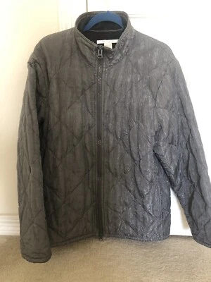 Chaqueta/abrigo para hombre Perry Ellis en gris metálico/plateado/mediano/ligeramente acolchado Foto 1 de 4