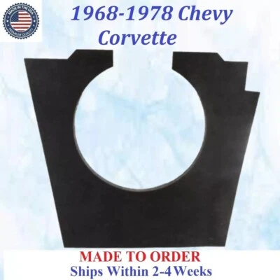 Chevrolet Corvette 1968-1978 capó aislamiento gris/negro rem #vet-hin-045 nuevo Foto 1 de 3