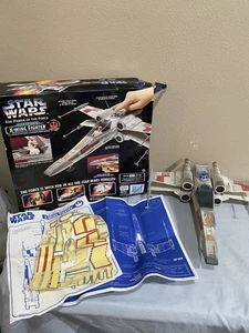 Star Wars Power of the Force Electronic X Wing Fighter Kenner 1995 Box (Tote3X) - Picture 1 of 21