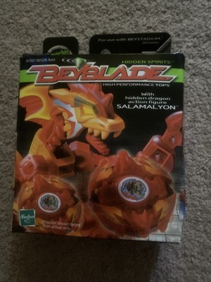 2003 BEYBLADE HIDDEN SPIRITS HAYATE 2 DRAGON ACTION FIGURE HASBRO