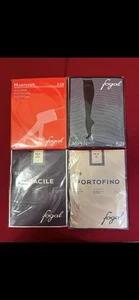 FOGAL HOSIERY 4-PACK, Size Medium, Colors Vary - See Description, Brand New - Picture 1 of 3