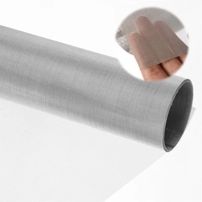 Wire Mesh 304 Stainless Steel Fine Wires Meshes Sheets Wire Screen Roll for DIY  - Image 1 of 4