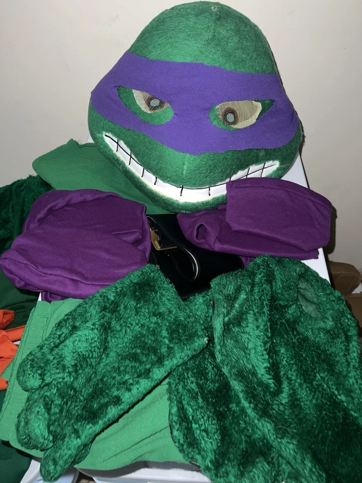 Disfraz de Tortugas Ninja Adolescentes Mutantes Donatello - Juego Completo con Máscara, Guantes Foto 1 de 4