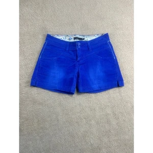 Pantalones cortos de pana prAna azul real para mujer talla 0 - Imagen 1 de 9