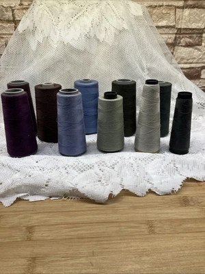 Coats And Clark Assorted Colors Embroidery Superior Thread Opened Cones Sewing - Image 1 of 4