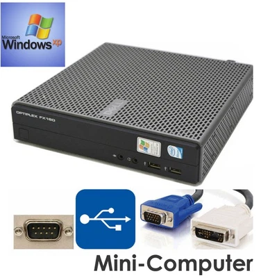 KLEINER COMPUTER FX160 80GB FESTPLATTE 2GB RAM RS-232 VGA DVI WINDOWS XP V33 - Bild 1 von 4
