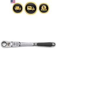 Pass-Thru XL Locking Flex Head Ratchet 72 Tooth 1/4 Drive Long 6.5 Inch - Picture 1 of 2
