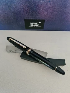 MONTBLANC Meisterstück Nr. 142G "OB" 14ct./575 Bi-Color Feder Kolbendrehfüller - Bild 1 von 11