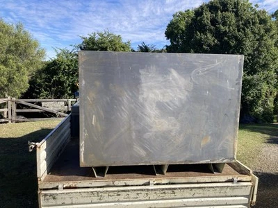 Stainless Steel  tank Or Bin -open @ Top With Option To Fully Enclose - image 1 of 4