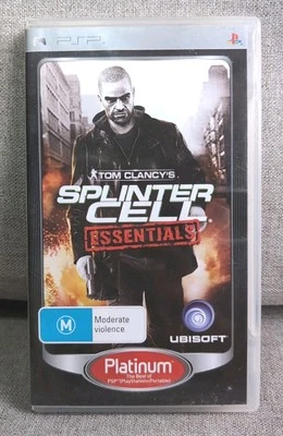 PSP Tom Clancy's Splinter Cell: Essentials + Manual Sony PSP Tested & Working - Image 1 of 3