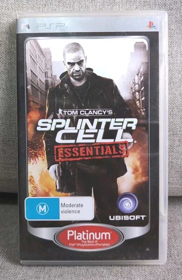 PSP Tom Clancy's Splinter Cell: Essentials + Manual Sony PSP Tested & Working - Image 1 of 3