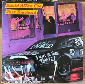 David Allan Coe /Just Divorced UK 1984 Ie press country rock excellent lp vinyl - Picture 1 of 5