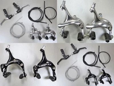 Singlespeed Bremsen Set Bremshebel und Seitenzugbremse mit Zügen Umrüstset - Bild 1 von 4