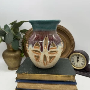 Luminaria de cerámica artística vintage Walt Glass Studio McQueeny TX decoración suroeste - Imagen 1 de 4