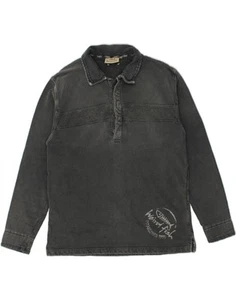 WEIRD FISH Hombres Polo Cuello Sudadera Jersey Pequeño Gris Algodón BF17 - Imagen 1 de 3