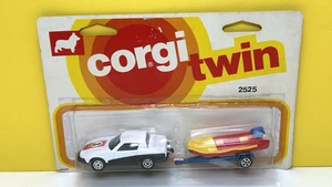 CORGI JUNIORS 2525 TWIN PACK TRIUMPH TR7 & DINGHY ON TRAILER / MINT & SEALED - Picture 1 of 7