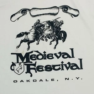 Medieval Festival Oakdale NY  T-Shirt XL Adult Vtg - Picture 1 of 5