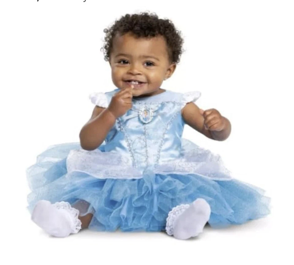 Nuevo Disfraz de Cenicienta Niñas Infante 6-12 Meses Princesa Bebé Vestido Disney Foto 1 de 4