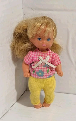 Mattel Barbie Heart Family Baby Toddler Girl Doll Vtg 1976 Original Clothes Look - Image 1 of 4