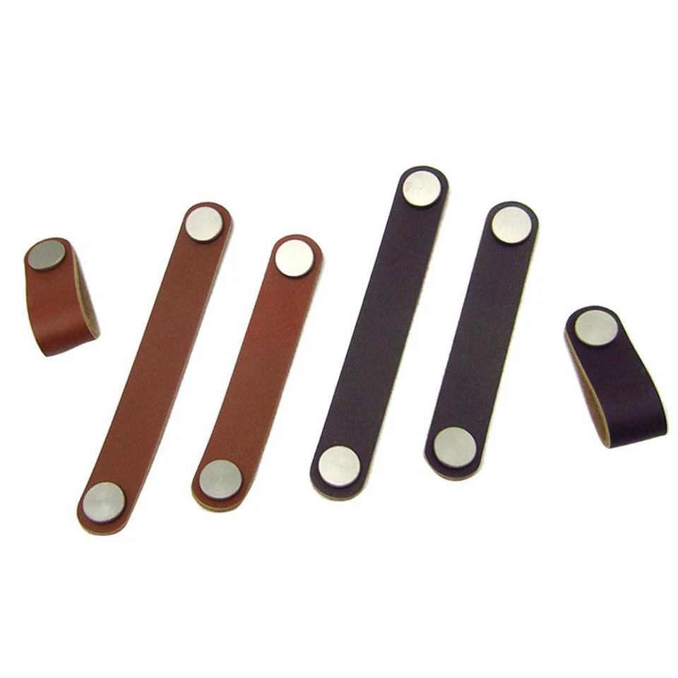 PU Leather Handles Cabinet Drawer Dresser Closet Replacement Suitcase Handle - Image 1 of 1