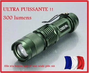 ULTRA PUISSANTE Mini Lampe LED Torche de Poche survie aventure voyage 300 lux - Imagen 1 de 1