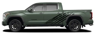 Kit de rayas calcomanías gráficas de vinilo laterales de ajuste universal LEAL en Toyota Tundra Foto 1 de 4