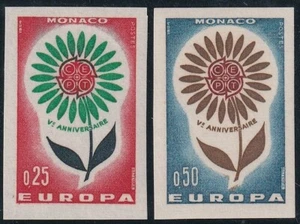 Europa CEPT 1963 Monaco Yvert 652/53 imperfecto. MNH VF - Imagen 1 de 1