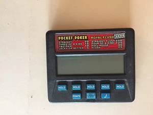 Pocket Poker Hand Held Video Game - Picture 1 of 2