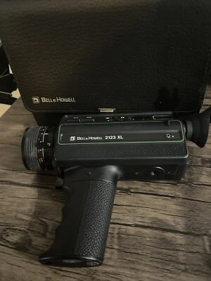 1977 Bell & Howell 2123 XL 8 мм кинокамера - непроверенный - отличной формы! - Изображение 1 из 4