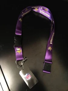 Minnesota Vikings NFL Break Away Schlüsselband mit doppelseitigem Logo/Grafik lila - Bild 1 von 4