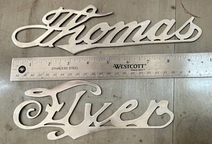 Thomas Flyer Radiator Script Stainless Custom Classic Car Car - Picture 1 of 2