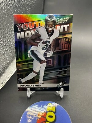 2022 Prestige DeVonta Smith Youth Movement YM-3 Eagles - Image 1 of 2