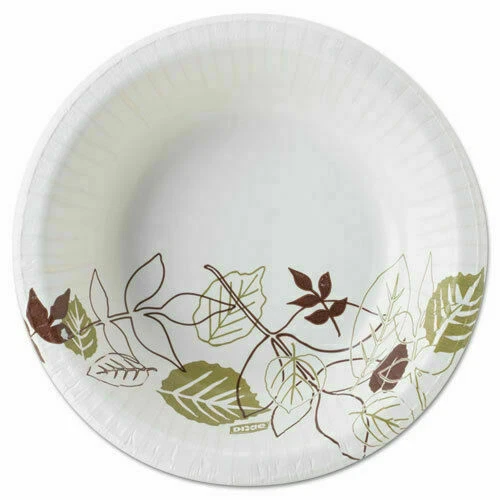 Dixie Ultra SX12PATH 12oz. Paper Bowl - Pathways, Pack of 1000