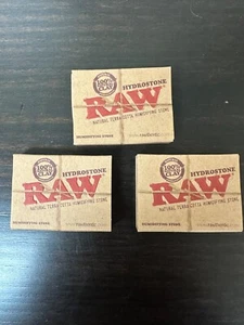 RAW Hydrostone Natural Terracotta Humidifying Stone Reusable 3 Pack - Picture 1 of 1