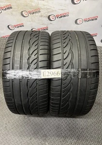 2x 275 35 R18 95W, RUN FLAT, DUNLOP SPSPORT 01, Tread 5.2/4.5mm (E2966) Tested - Picture 1 of 9
