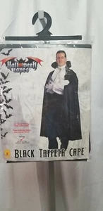 Black taffeta cape one size - Picture 1 of 2