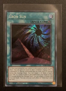 Ebon Sun - BLTR-EN027 - Secret Rare - 1st Edition - Yugioh TCG - Picture 1 of 3
