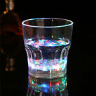 Liquid Activated Multicolor LED Glasses Fun Light Up Drinking Tumblers  6oz 4pc 