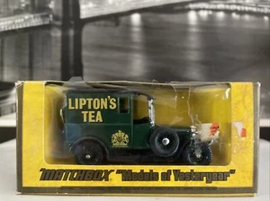 NIB 1977 Matchbox Y-5 Models Of Yesteryear 1927 Talbot Van Lipton's Tea NEW - Picture 1 of 10