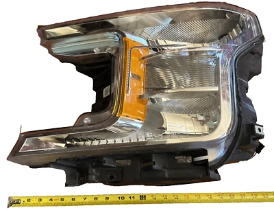 [HALOGEN MODEL] 18-20 L DRIVE SIDE FORD F150 PICKUP TRUCK HEADLIGHT BLACK/AMBER - Image 1 of 4