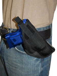 New Barsony OWB Cross Draw Gun Holster for Glock Compact, Sub-Compact 9mm 40 45 - Picture 1 of 6