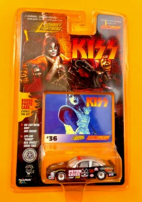 Карта Johnny Lightning Stock Car KISS, Racing Dreams Peter Criss No36 js - Изображение 1 из 3