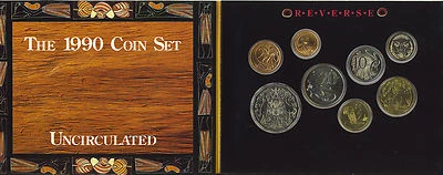 1990 Set of 7 Coins Celebrating Aboriginal People UNC Royal Australian Mint - Image 1 of 2