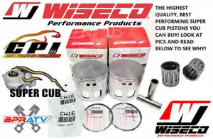 Banshee SUPER CUB 72mm CPI Wiseco Pistons 472 496 521 Cylinder Racers Elite Pair - Picture 1 of 23