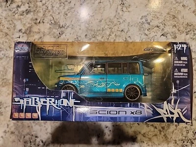Maisto 1/24 定制商店 Scion XB 蓝色 VHTF 全新带盒 — 第 1/4 张图片