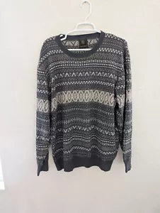 Vintage FX Fusion Geometric Grandpa Sweater Size XL NWOT Oversized - Picture 1 of 6