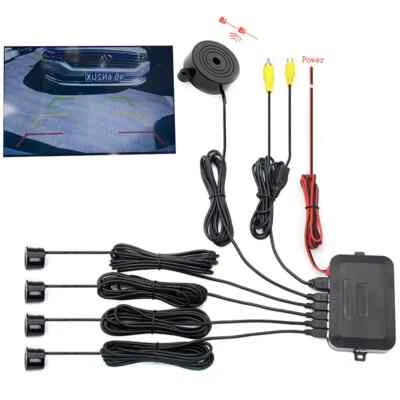 Video Parking Sensor Kit Car Reverse Backup Radar Assistance Monitor Camera - Image 1 of 4